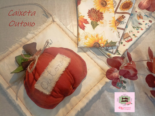 Caixetas - Caixeta de Outono - Abóbora