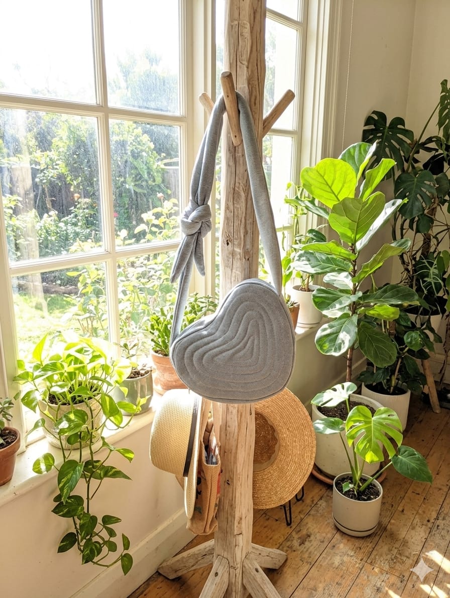 Kit Costura com Magia e Amor - Bolsa Coração 2