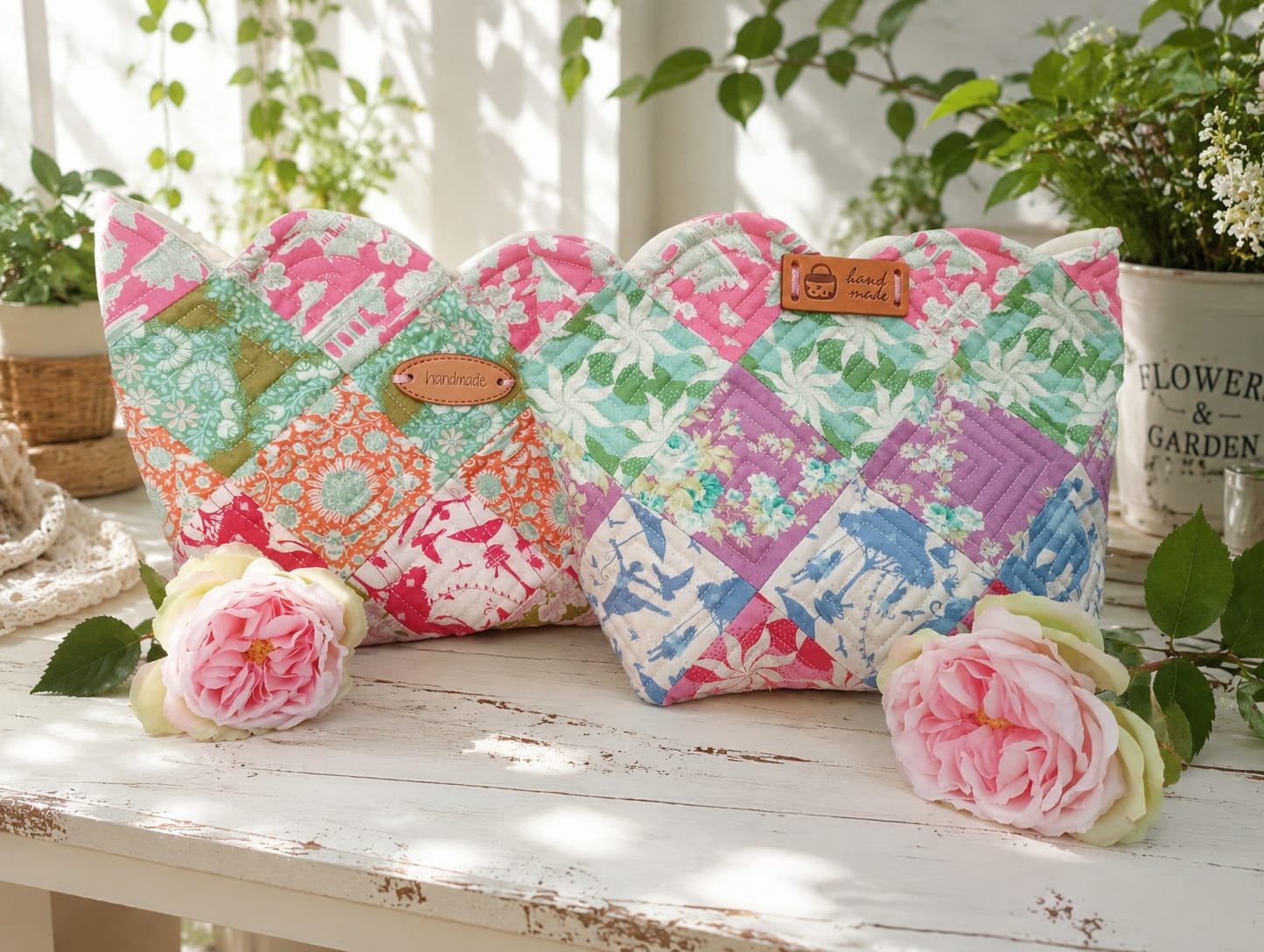 Kit Costura com Magia e Amor - Bolsa em Patchwork