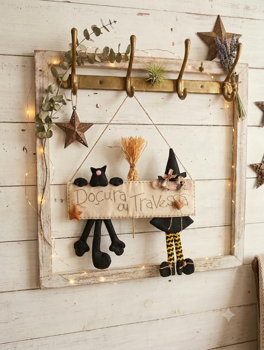 Kit Costura com Magia e Amor - Feitiço de Halloween