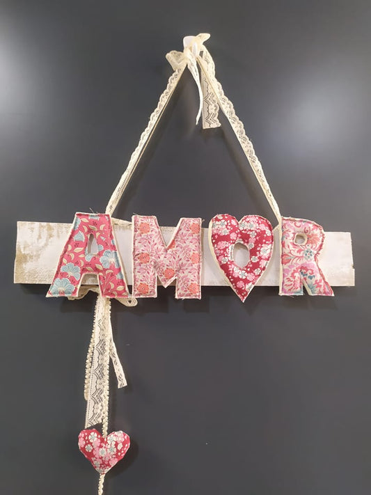Kit Costura com Magia e Amor - Placa Amor