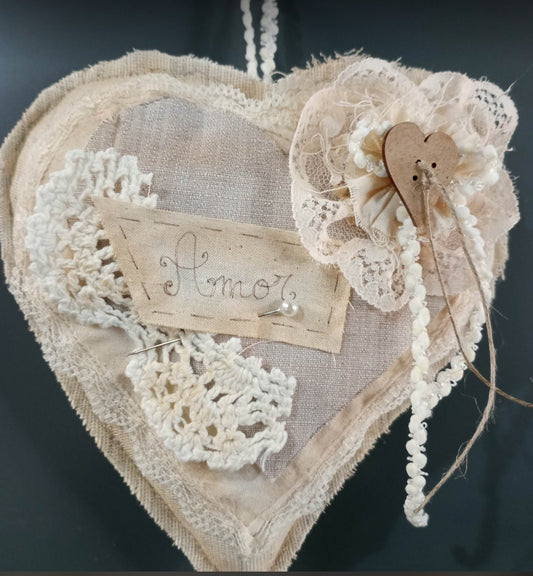 Kit Costura com Magia e Amor - Coração 1