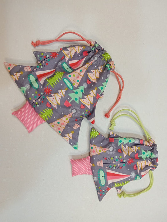 Moldes PDF-Molde A4 - Saquinho de Natal