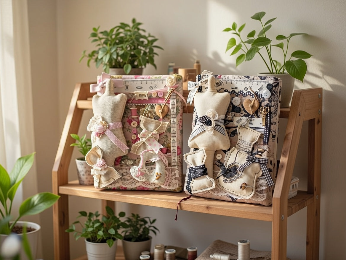 Kit Costura com Magia e Amor - Capa de Agenda Costura